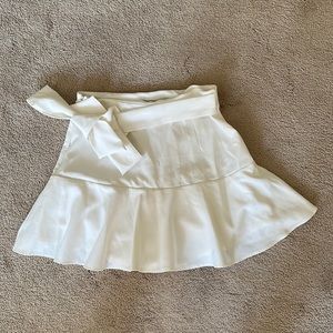 Zara White Mini Skirt